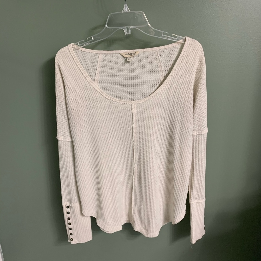 Lucky Brand Scoop Neck Longsleeve